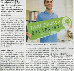 Taxi Frosch in St. Galler Nachrichten